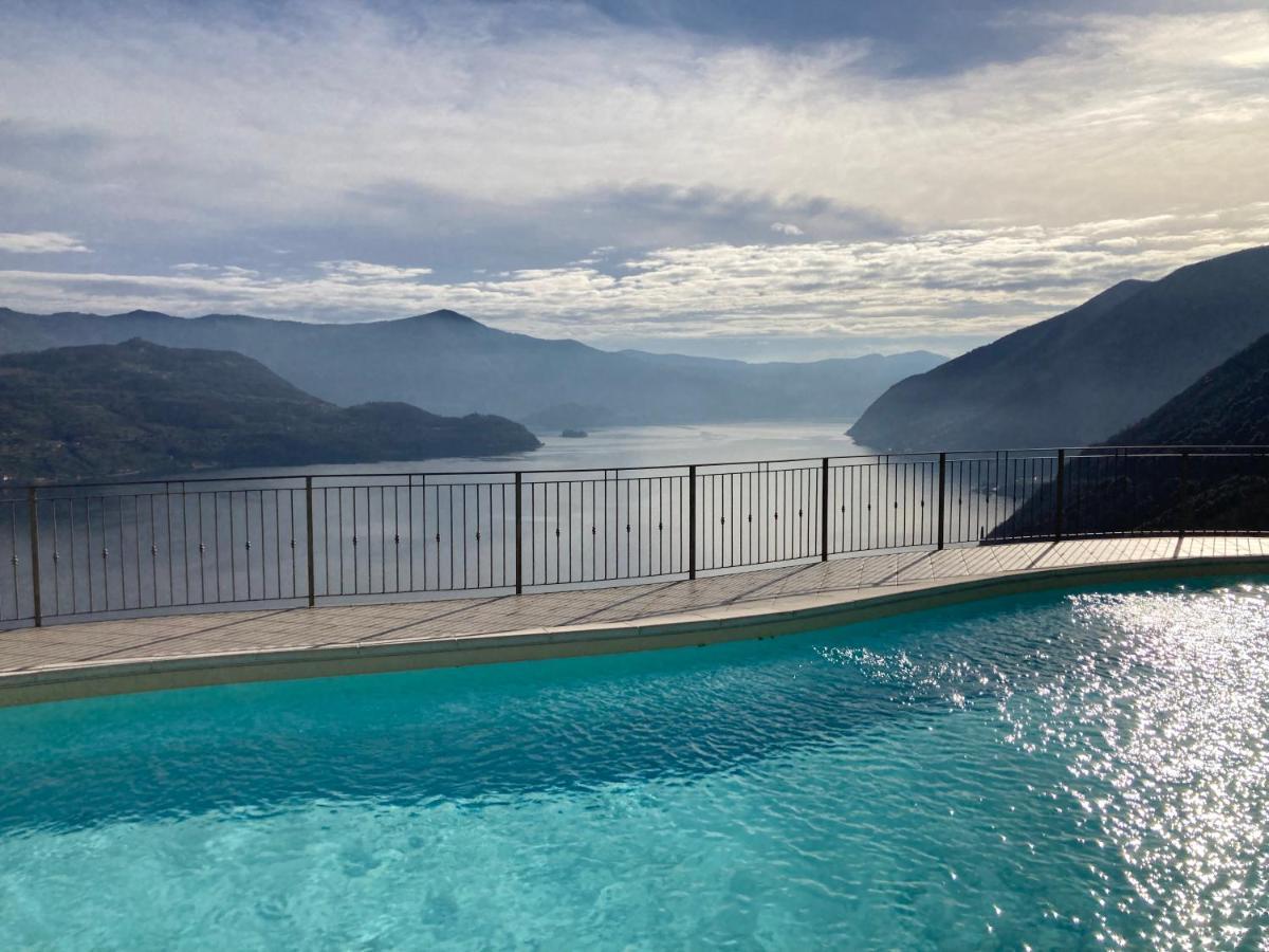 Appartamento Grande Terrazza Vista Lago Parzanica Extérieur photo