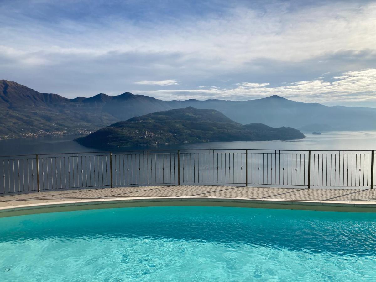 Appartamento Grande Terrazza Vista Lago Parzanica Extérieur photo