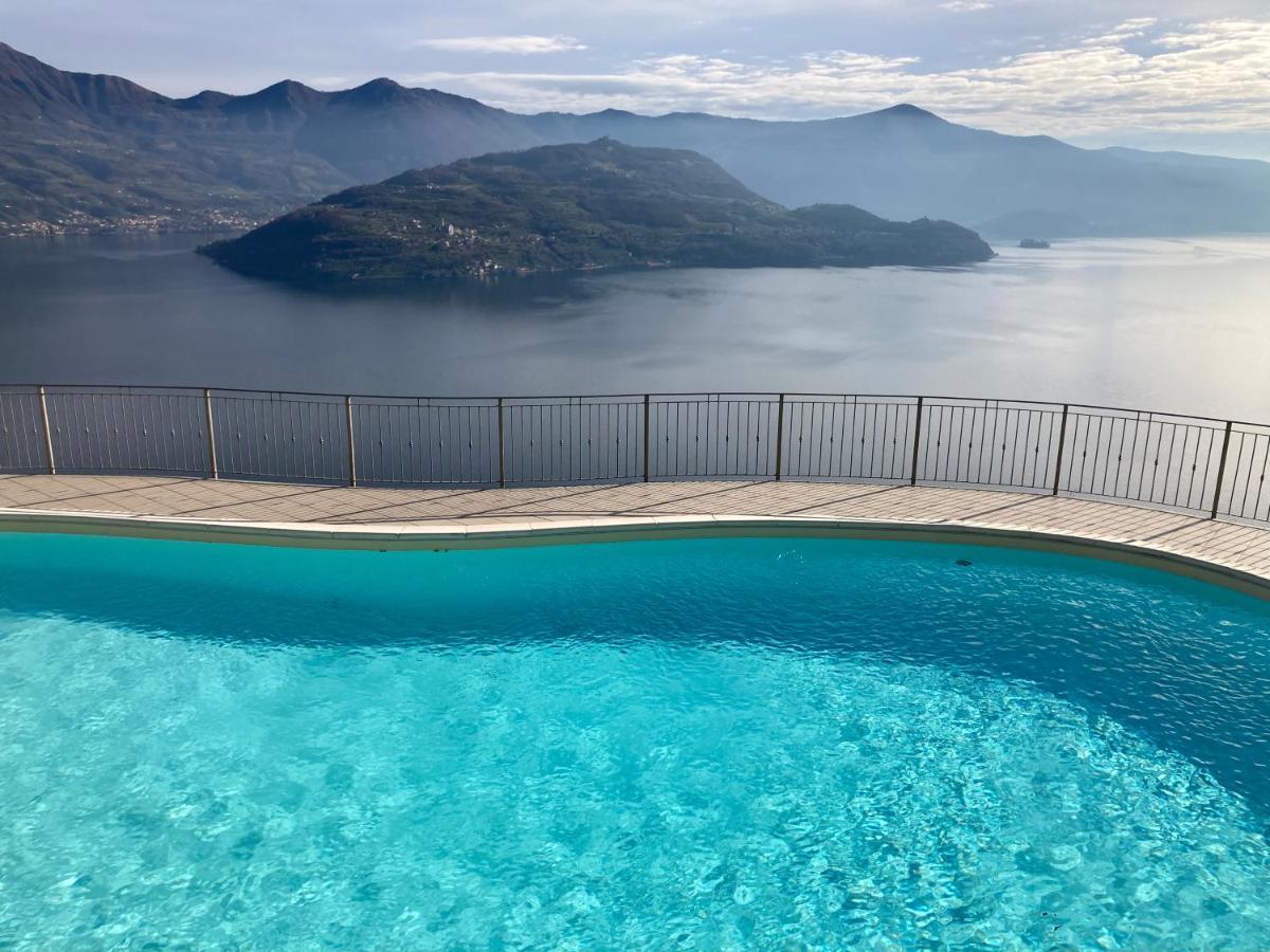 Appartamento Grande Terrazza Vista Lago Parzanica Extérieur photo